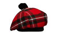 Cappello Berretto Tam O' Shanter Macgregor Da Uomo Tartan Balmorals