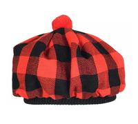 Cappello Berretto Tam O' Shanter Rob Roy Da Uomo Tartan Balmorals