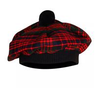 Cappello Berretto Tartan MacDonald TAM O' SHANTER Per Uomo