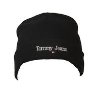 Cappello berretto TOMMY HILFIGER JEANS con risvolto logo ricamato articolo AW0AW