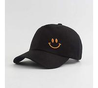 Cappello Berretto Uomo cap Nuovo Berretto da Baseball Estivo da Ricamo per Uomo Donna Cappellini Snapback Hip-Hop Cappello da Baseball Stile Strada Cappelli da papà All'Aperto-Nero_Regolabile