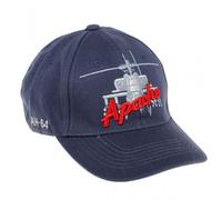 CAPPELLO BLU CON VISIERA ELICOTTERO ELICOTTERI CAPPELLINO BERRETTO APACHE AH-64