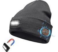 Cappello Bluetooth 5.0 Regali Natale Donna - Musica Berretto Idee Regalo Uomo &