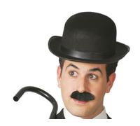 GUIRCA- Cappello Bombetta Adulto, Nero, Taglia unica, 13501