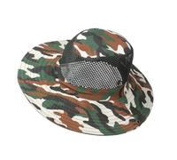 Cappello Boonie Camouflage, cappello a secchiello mimetico, cappello da pesca Boonie Caps, copricapo da pescatore all'aperto, cappello da trekking con protezione UV per il giardinaggio, 01, 58