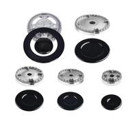 Cappello bruciatore per stufa, tappi per bruciatore superiore cottura - 11 pezzi / set Coperchio del bruciatore facile da superiore, coperchio stabile per stufa da cucina, coperture per fornelli