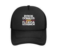 Cappello Byron-Donald's per Governatore 2026 Cappello Byron-Donalds Governatore della Florida 2026 Berretto a Rete per Uomo e Donna Nero