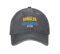 Cappello Byron-Donald's per Governatore 2026 Cappello Byron-Donalds Governatore della Florida 2026 Berretto per Uomo e Donna Nero