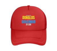 Cappello Byron-Donald's per Governatore 2026 Cappello Byron-Donalds Governatore della Florida 2026 Berretto a Rete per Uomo e Donna Nero