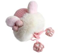 Cappello caldo antivento per bambini lavorato a maglia Hiphop cappelli lavorati a maglia stili dolci adatti per le giornate fredde Cappello per bambini, B, Taglia unica