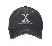 Cappello Caldo Moda The X Files La verità è là Fuori Cappellini da Baseball Unisex Denim Vecchio Copricapo Show TV Regalo Estivo all'aperto Cappelli Cappello Regalo