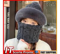 Cappello caldo riscaldato elettrico da donna Scaldacollo USB Passamontagna inver