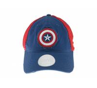 Cappello Capitan America ufficiale vintage blu rosso regolabile 58 cm originale
