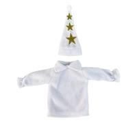 Cappello Cappotto Bottiglia Di Vino - Abbigliamento Bottiglia A Tema Di Natale, Decorazione Allegra Per Le Vacanze | Accessorio Per Favore Di Festa Di Festa, Alternativa Di Confezione Regali
