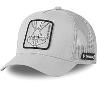 Cappello Capslab Con Visiera Misto Cotone Grigio Chiaro