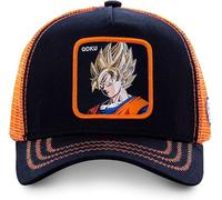 Cappello Capslab Con Visiera Misto Cotone Nero/Arancione