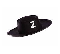 CAPPELLO CAVALIERE NERO ZORRO PICCOLO PER TRAVESTIMENTO CARNEVALE