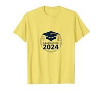 Cappello celebrativo di Laurea 2024 per laureati Maglietta, Uomo, Limone, S