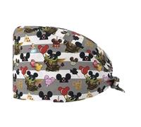 Cappello chirurgico della Guerra Stellare e Baby Yoda. Cappellini infermieristici di Star Wars. Berretti dentali Disney.
