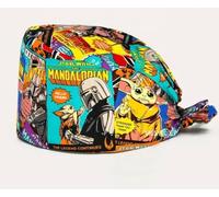 Cappello chirurgico di le guerre stelari, berretto sanitario Guerre Stellari, Mandalorian. Cappellini dentali regolabili. Cuffia Chirurgica.