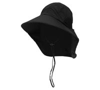 Cappello ciclismo UV con collo nero 40x28cm 1 pz