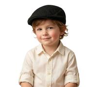 Cappello Cilindro Bambino Coppola Cappello da Sole Traspirante cap alla Moda retrò Berretto Pieghevole a Tesa Cappello da Spiaggia Larga Piatto Baschi per Ragazzi Ragazze