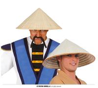 Cappello Cina Paglia Vietnamita Carnevale Halloween Esploratore asiatico Teatro