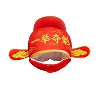 Cappello Cinese Copricapo Traspirante per Esame | Cappello Confuciano Cappello per le Celebrazioni, Festival, Performance, Teatro, Danza, Feste Tematiche, Adulti, Uomini ed