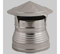 CAPPELLO CINESE DOPPIA PARETE DIAMETRO ESTERNO FEMMINA Int. Ø 80 Est. Ø 130