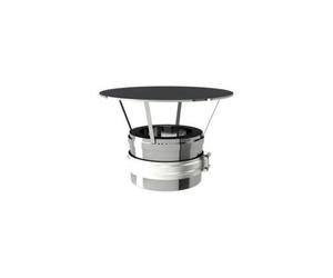 Cappello Cinese Doppia Parete in Acciaio Inox Ø 130/180 mm per Canne Fumarie