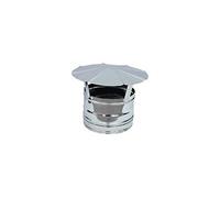 CAPPELLO CINESE FUMAIOLO STUFA A PELLET ACCIAIO INOX D° 120 CANNA FUMARIA