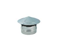 Cappello Cinese Inox Base Tonda Maschio - Diametro 80