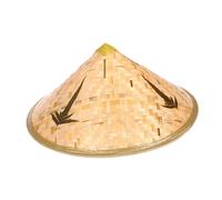 Cappello cinese intrecciato in bambù, decorazione da parete, spiaggia