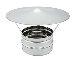 Cappello Cinese Monoparete Acciaio INOX AISI 316 Ø 100