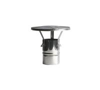 Cappello Cinese Monoparete in Acciaio Inox Ø 80 mm