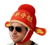 Cappello Cinese Tradizionale Cappello Esame Portafortuna Travestimento | Copricapo Cosplay per Uomo Cappello per le Celebrazioni, Festival, Performance, Teatro, Danza, Feste Tematiche, Adulti, Uom