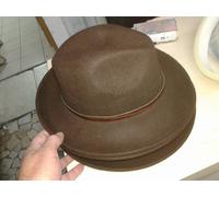 cappello CINTUR MOD. BORSALIN Marrone FELTRO art9 cerimonia hat man UOMO