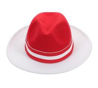 Cappello classico a largo cappello di lana di lana cappello da cappello formale