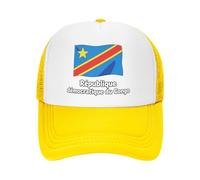 Cappello Classico Cappellino Trucker da Baseball con Retro in Rete Cappello Hip Hop Subito Dopo La Repubblica Bandiera Nazionale Cappello da Baseball Regolabile Unisex Taglia Unica Coppa del Mondo