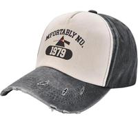 Cappello classico da uomo, caldo puro cotone 。 Comodo intorpidito 1979 Cappello da baseball Snap Back Cappello da sole per bambini Cappelli da uomo per donne Uomo Multicolore