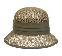 Cappello Cloche Paglia Zostera Marina by Seeberger oliva One Size