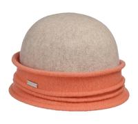 Cappello Cloche Twotone Woolmark by Seeberger albicocca One Size