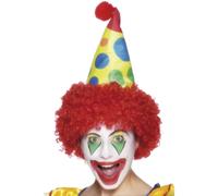 Cappello Clown Maculato Per Adulti Accessorio Da Festa Di Carnevale