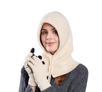 Cappello Comodo E Guanti Set Donne Strada Semplici Per Teenager Per Sciare E Viaggiare Un Cappello Da Freddo Unisex