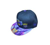 Cappello Compatibile Lakers Nero James con Logo frontino James Uomo Berretto New Era Basket Sport Gadget Accessorio Idea Regalo Uomo Donna