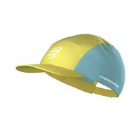 Cappello Compressport 5 Panel Giallo Blu
