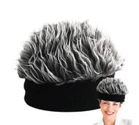 Cappello Con Capelli Legati - Cappello Per Capelli A Punta In Maglia Cappello Per Parrucca Realistica | Baft A Capelli Corti Elastico Per Cosplay, Hip Hop Moda, Cappello Per Parrucca Inverno