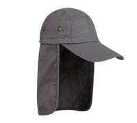 Cappello con copertura per il collo, UPF 50+, antivento, ad asciugatura rapida, regolabile, cappello da baseball estivo, per uomo e donna, per escursionismo, ciclismo, vacanze, spiaggia, grigio