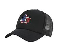 Cappello con lingua, alla moda, da uomo e da donna, cappello a rete per primavera ed estate, stampa per adulti, con lingua, cappello da baseball con visiera anime, Nero , Taglia unica