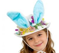 Cappello con orecchie da coniglietto, grazioso copricapo per feste in stile occidentale, cappello da cowboy, per carnevale, cacce alle uova, compleanno, riunioni di famiglia, celebrazioni, balli in